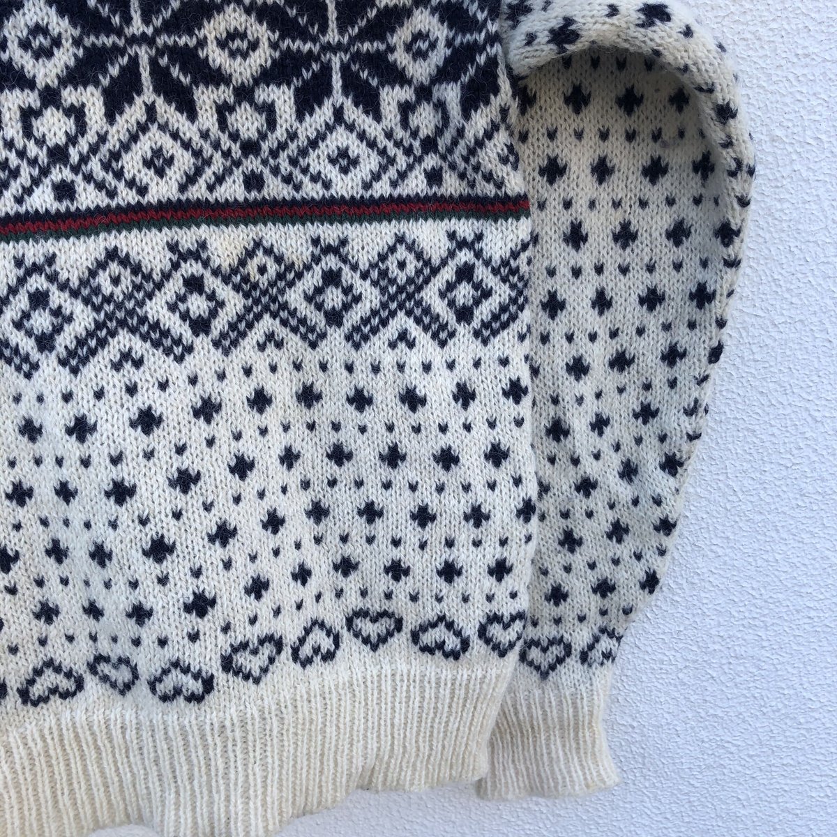 USA製L.L.Bean　エルエルビーン　ノルディック　ニットカーディガンL L.L.Bean（エルエルビーン） 80'S L.L.BEAN Nordic Cardigan Made in