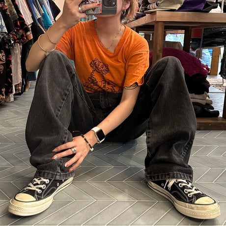 メキシコ製WranglerブラックデニムW32×L38