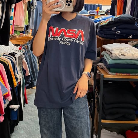 80s USA製 NASAロゴTシャツ