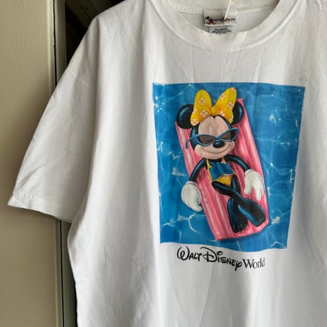 〜00's Walt Disney World 〝Minnie Mouse〟プリントTシャツ L