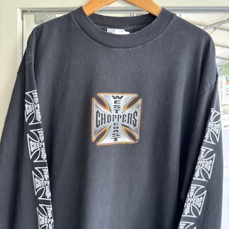 WEST COAST CHOPPERS 袖プリントロンT M