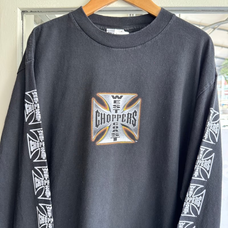 90's〜 West coast chopper 袖プリント ロンT 90's〜 West coast chopper 袖プリント ロンT - メルカリ