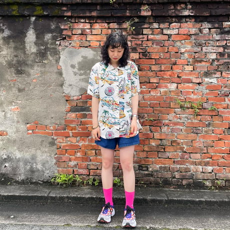 リゾート総柄シャツ