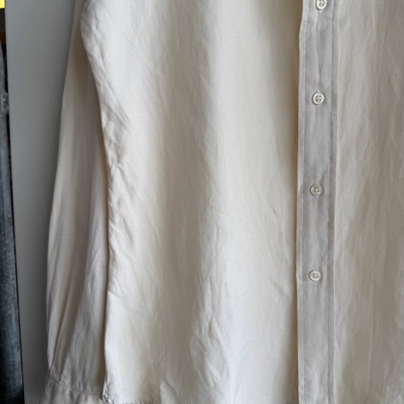 Ralph Lauren シルクリネン混 長袖シャツ S | CUSTOM FEVER