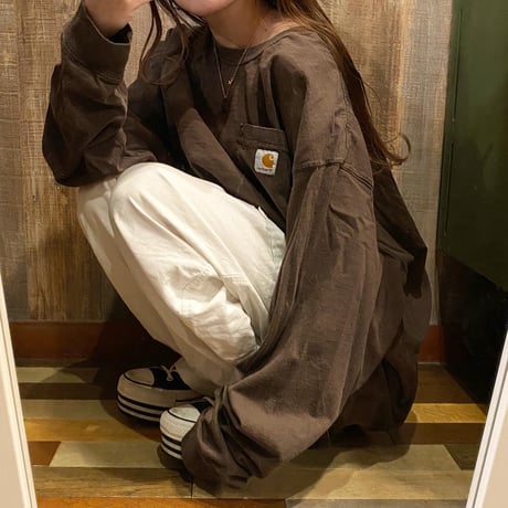 CarharttビッグサイズロンT