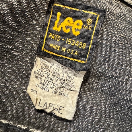80's USA製 Lee 220 デニムジャケット LARGE