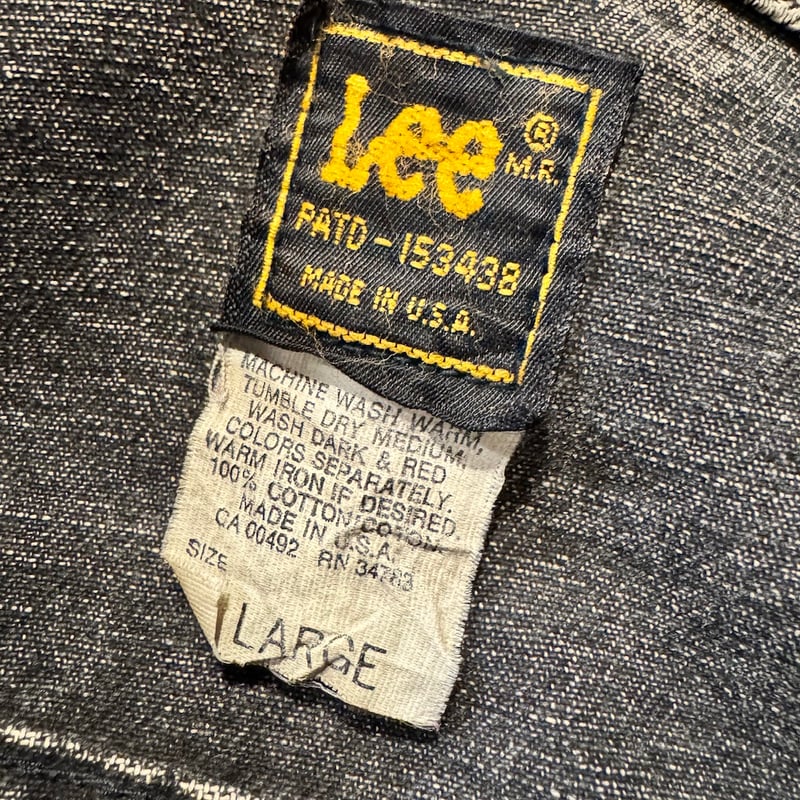 80's USA製 Lee 220 デニムジャケット LARGE | CUSTOM FEVER