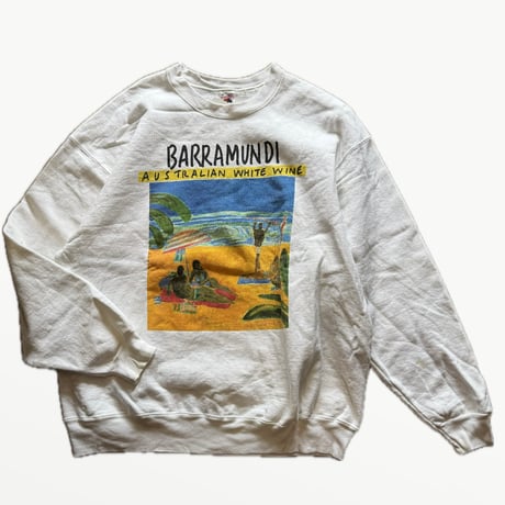 90's USA製FRUIT OF THE LOOM プリントスウェット XL