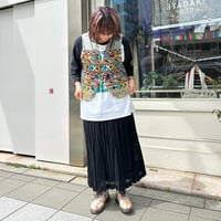 総柄 メキシカンベスト