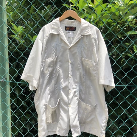 半袖キューバシャツ  グレー