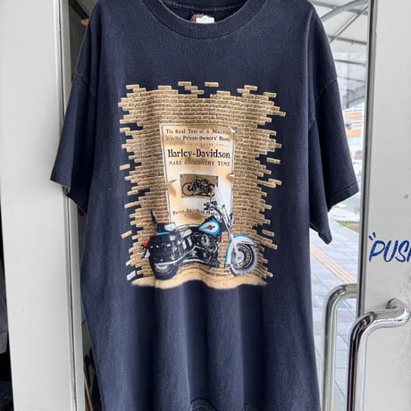90's USA製 HARLEY DAVIDSON プリントTシャツ XL