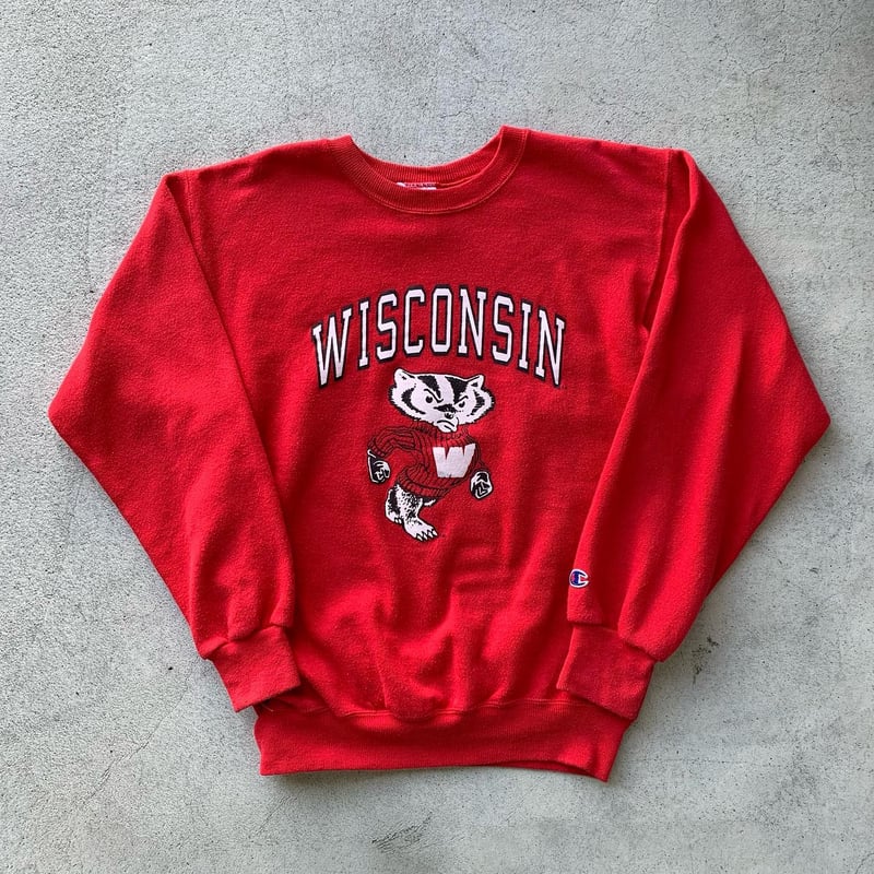 WISCONSIN大学カレッジスウェット | CUSTOM FEVER