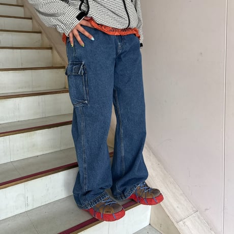 DULUTH TRADING CO. リメイクデニムカーゴパンツ