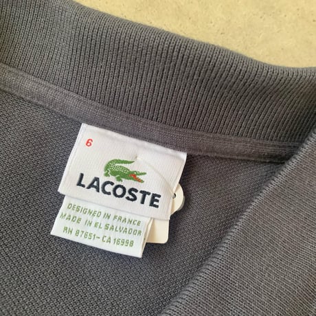 LACOSTEラガーシャツ