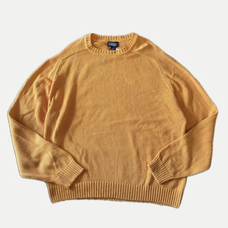 USA製 LANDS' END コットンニットセーター  XL