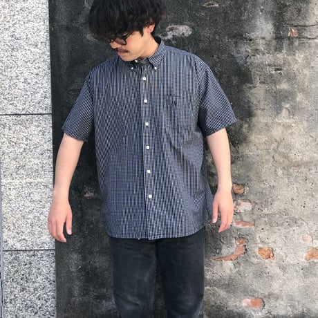 Ralph Lauren  半袖チェックシャツ〝GREGGOR〟L
