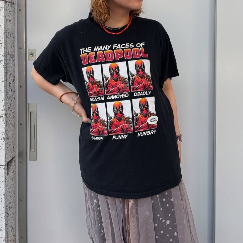 デッドプール 表情Tシャツ | CUSTOM FEVER
