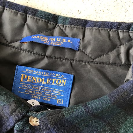 USA製 PENDLETON ウールチェックシャツ