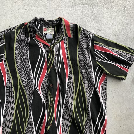 ハワイ製柄シャツ