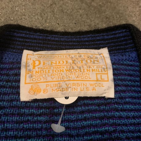 USA製PENDLETONチェックカーディガン