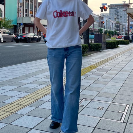 コカコーラ半袖スウェットトップス