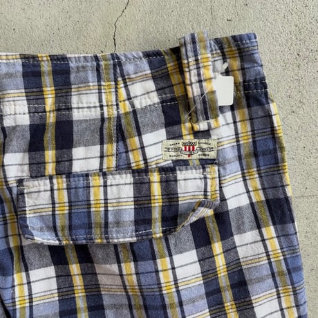 POLO JEANS COMPANY チェックカーゴショーツ