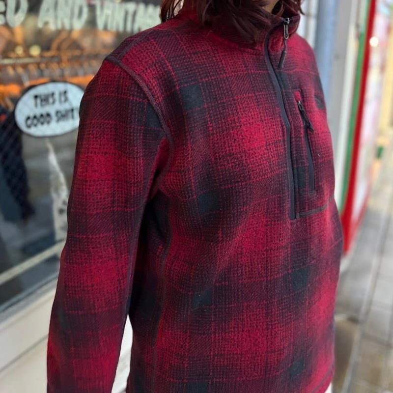 90s USA製 NO FEAR チェック フード シャツ M ハーフスナップ 90s USA製 NO FEAR チェック フード シャツ M ハーフスナップ 90s USA