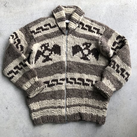 Vintage カウチンニットカーディガン