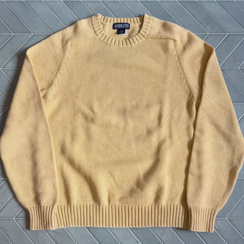 90s LANDS'END コットンニット | CUSTOM FEVER