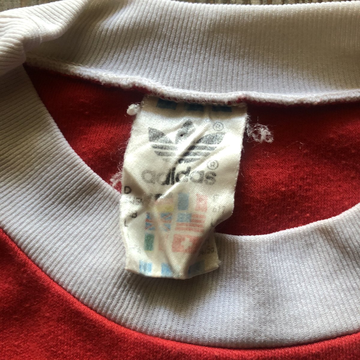 old adidas アディダス　ロンＴ　ビンテージ　フェード old adidas アディダス ロンT ビンテージ フェード