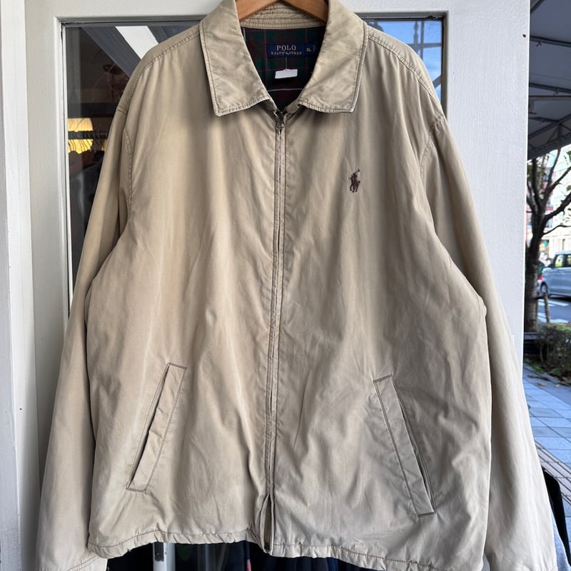 Polo by Ralph Lauren 刺繍 スイングトップ XL ベージュ Polo by Ralph Lauren 刺繍 スイングトップ XL ベージュ