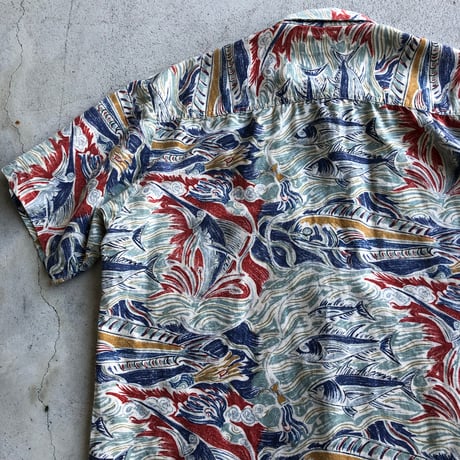 KAHALA 魚柄シャツ  M