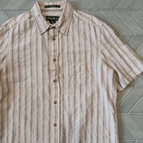 Eddie Bauer シアサッカーシャツ