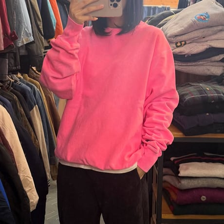 champion reverse weave ブリーチ加工スウェット