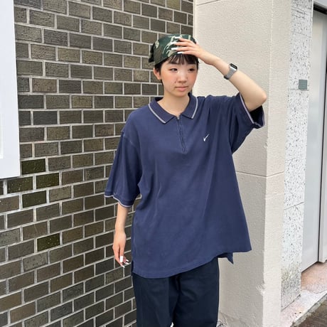 NIKE ハーフジップポロシャツ