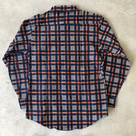 未使用70's〜プリントネルシャツ
