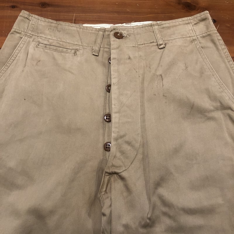 パンツ WW2 USArmy M-45 Chino Trousers Deadstock 1940's US.ARMY M-45 Chino Trousers Deadstock |