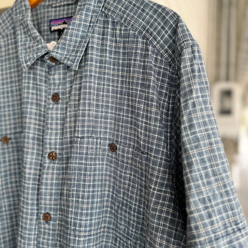 Patagonia半袖チェックシャツ L | CUSTOM FEVER