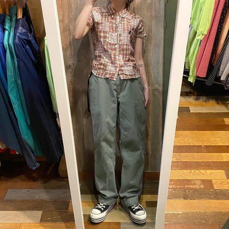 STUSSYパッチワーク半袖シャツ