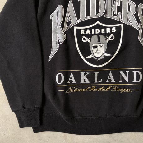 〜90's USA製 OAKLAND RAIDERS プリントスウェット