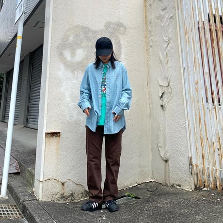 Ralph Laurenボタンダウンチェックシャツ