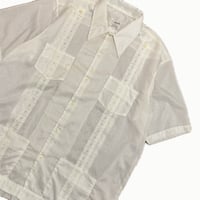 半袖キューバシャツ  白