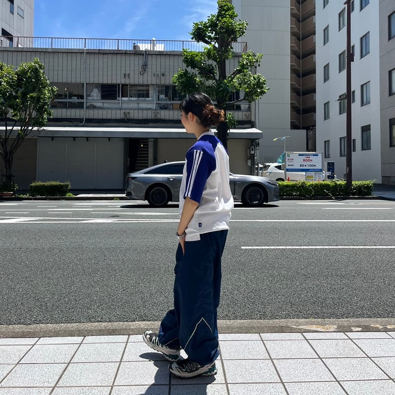 90s adidas Vネックゲームシャツ | CUSTOM FEVER