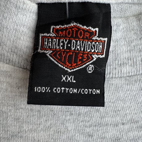 USA製 HARLEY DAVIDSON プリントポケT XXL