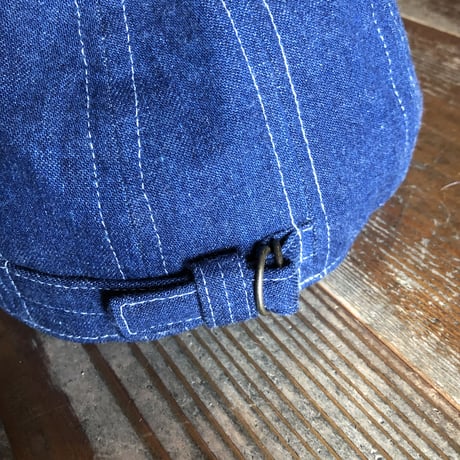 CF別注　Morocco 変形8枚CAP デニム,バットダイデニム