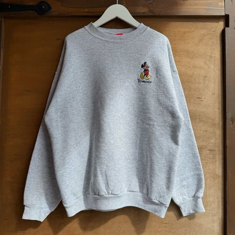 90s ミッキー刺繍スウェット