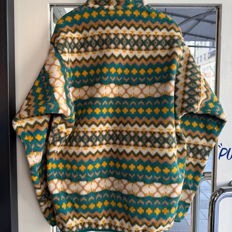総柄PATAGONIA SYNCHILLA スナップT  S