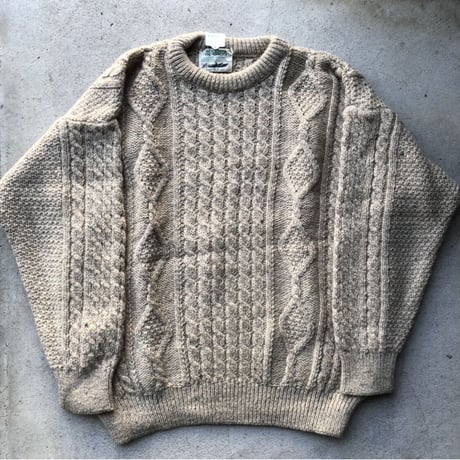 フィッシャーマンセーター L  Made in Ireland