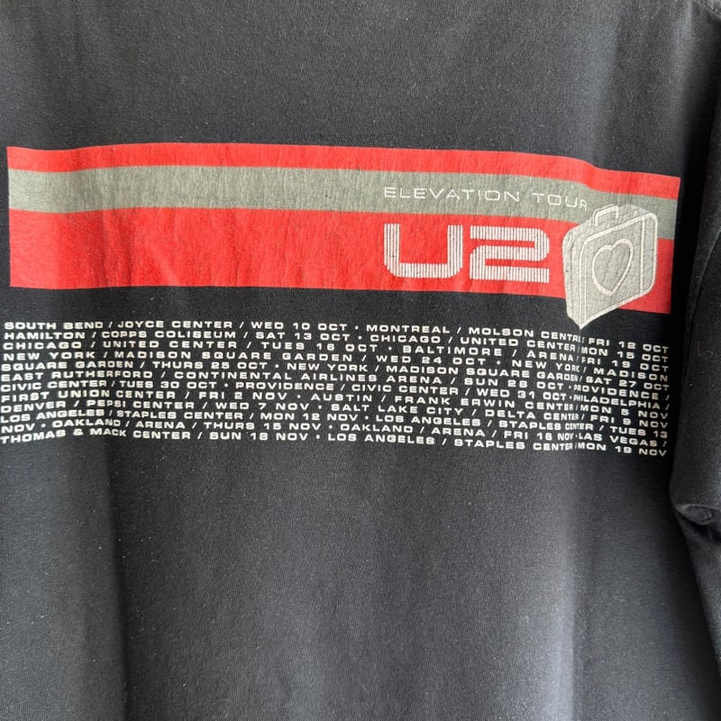 U2 2001年　ツアー　Tシャツ　L U2 2001年 ツアー Tシャツ L