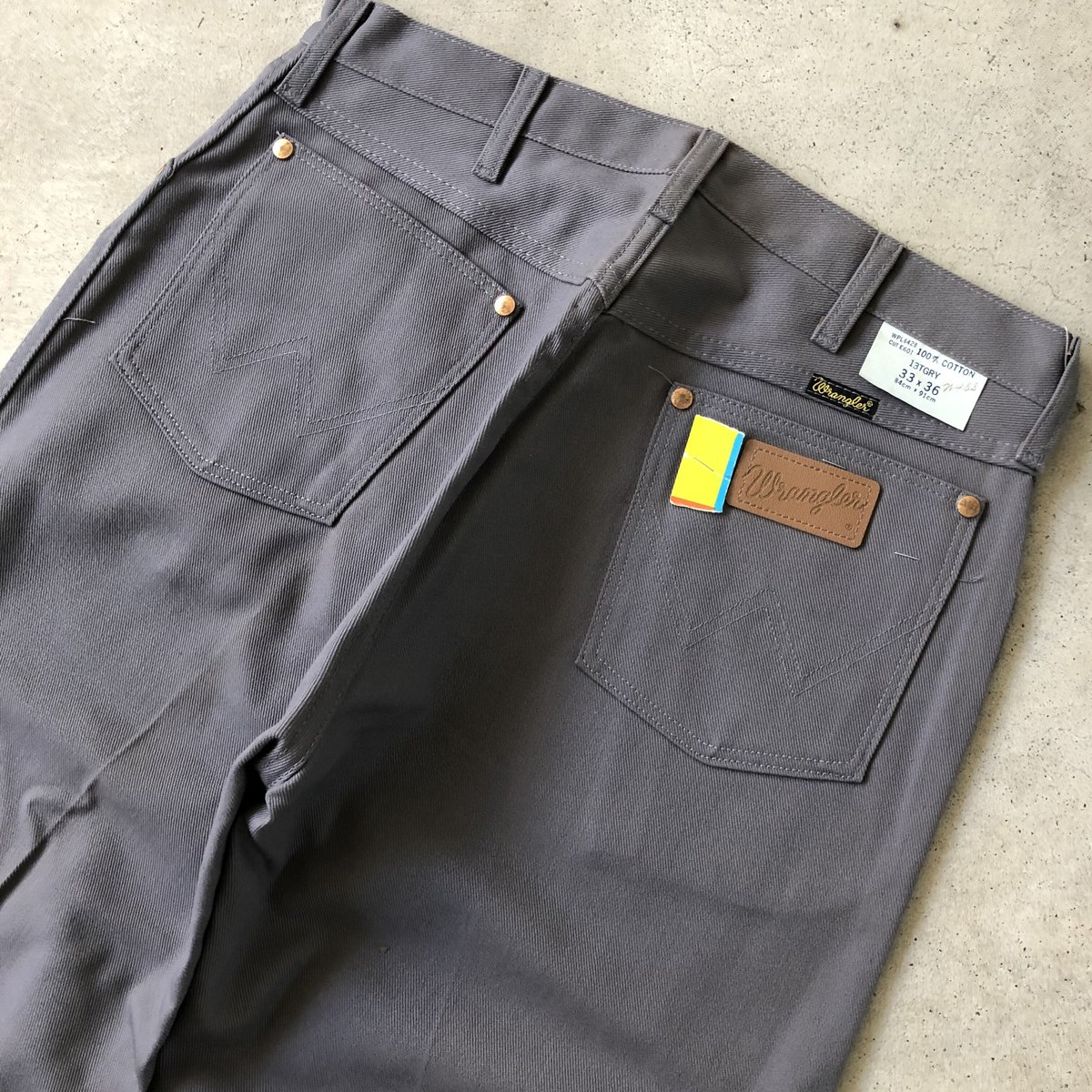 80's USA製 WRANGLER グレーツイルパンツW33×L36 | CUSTOM F 80's USA製 WRANGLER グレーツイルパンツW33×L36 | CUSTOM F